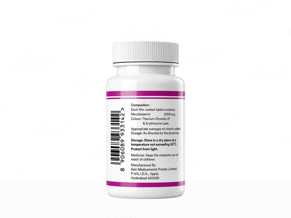 Inlife Nurospan-1500 Vitamin B12 (Methylcobalamin 1500mcg) Tablet