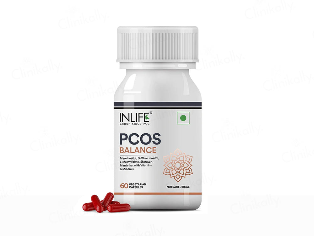 Inlife PCOS Balance Nutraceutical Vegetarian Capsule For Women
