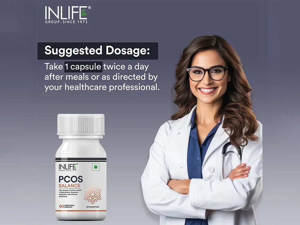 Inlife PCOS Balance Nutraceutical Vegetarian Capsule For Women