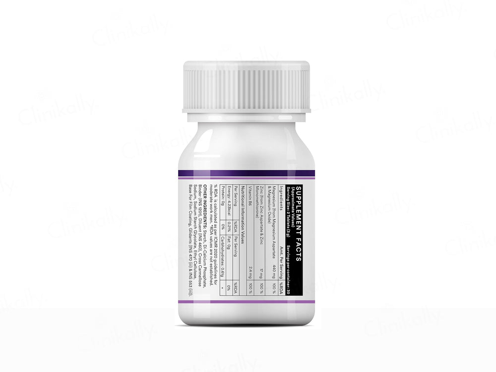 Inlife Triple Strength ZMA Health Supplement Tablet