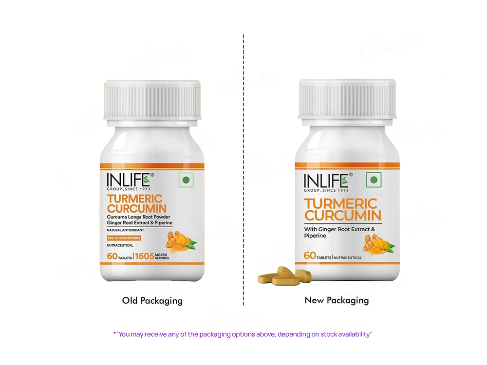 Inlife Turmeric Curcumin 1605mg Nutraceutical Tablet