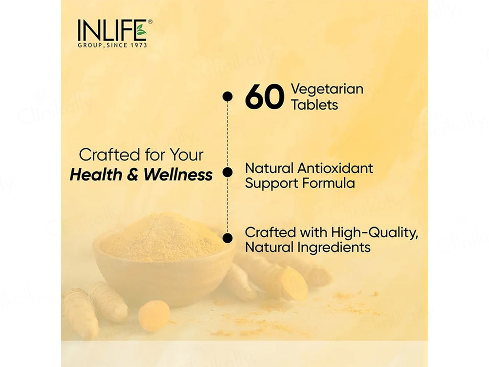 Inlife Turmeric Curcumin 1605mg Nutraceutical Tablet