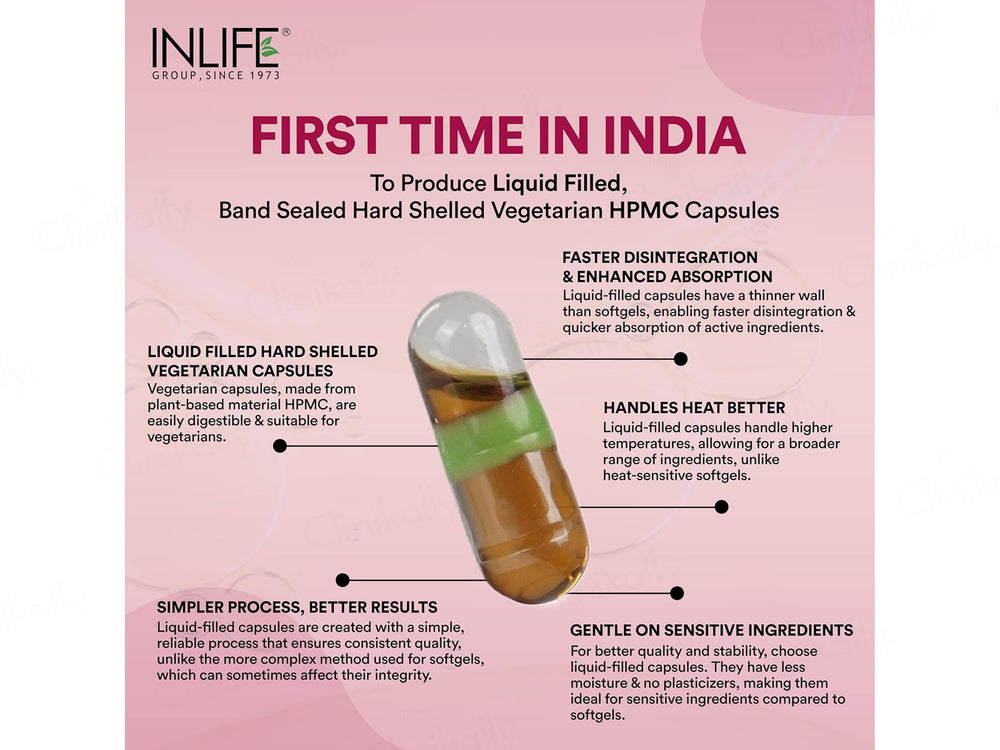 Inlife Vaginal Health Nimba Taila BC Caps Liquid Filled Capsule