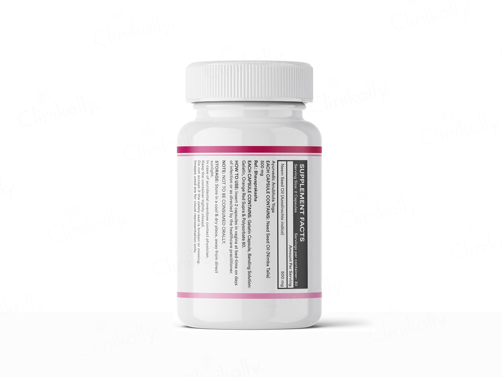 Inlife Vaginal Health Nimba Taila BC Caps Liquid Filled Capsule