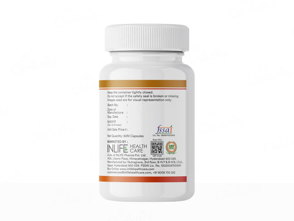 Inlife Vegetarian DHA Algal Oil Liquid FIlled Veg Capsule