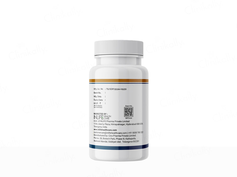 Inlife Vitamin D3 5000 I.U. Cholecalciferol Softgel Capsule