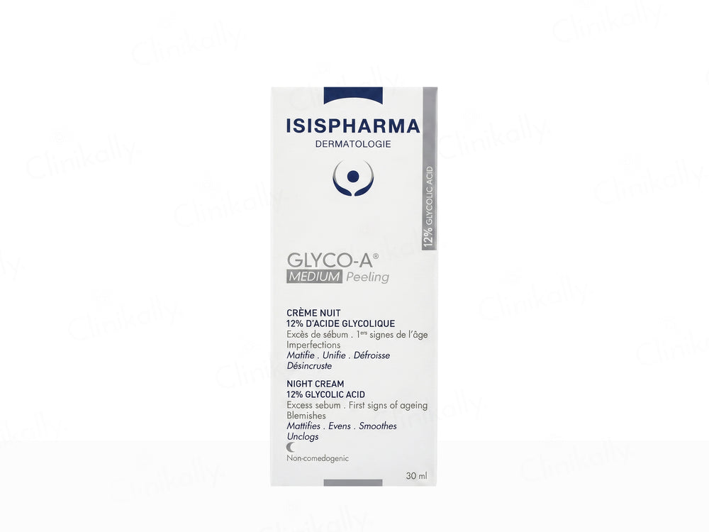 Isispharma Glyco-A 12% Glycolic Acid Medium Peeling Night Cream