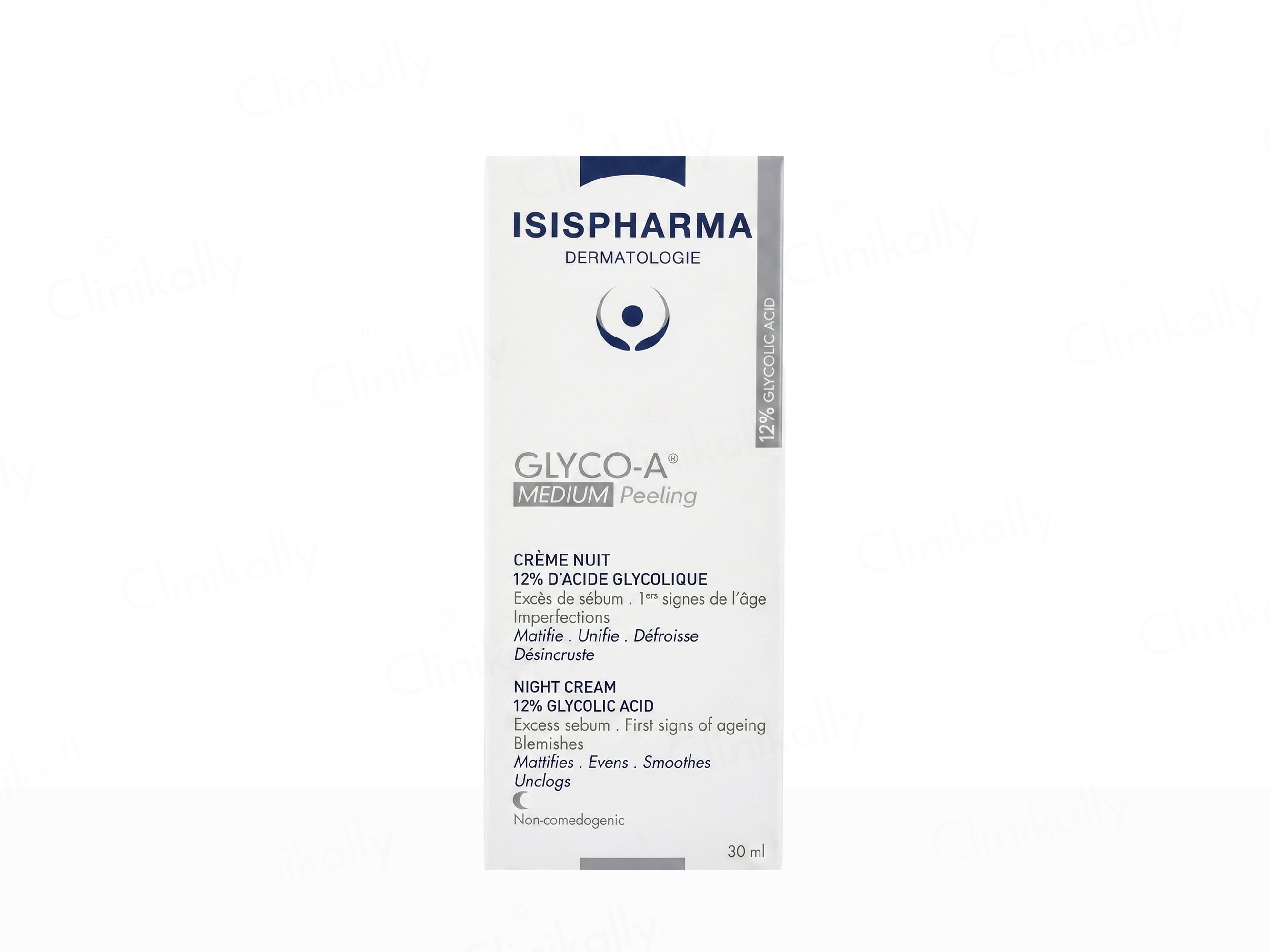 Isispharma Glyco-A 12% Glycolic Acid Medium Peeling Night Cream