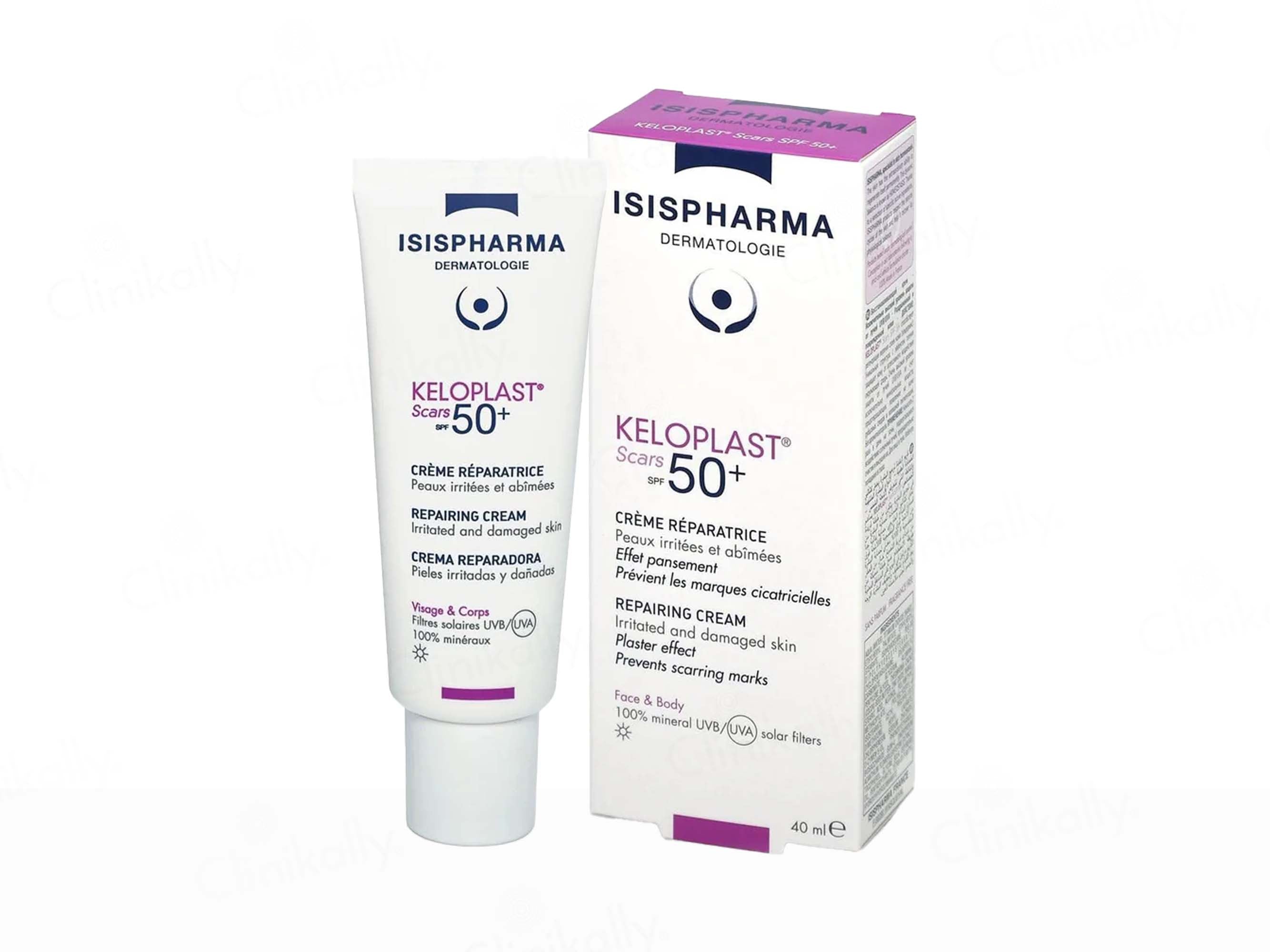 Isispharma Keloplast Scars Repairing Cream SPF 50+