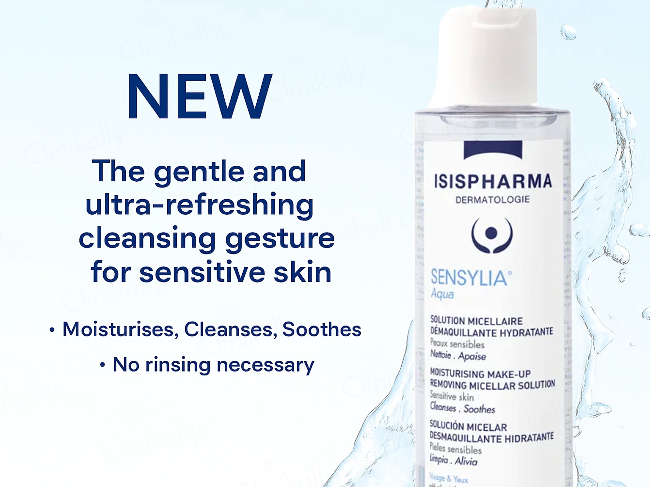 Isispharma Sensylia Aqua Moisturising Make-Up Removing Micellar Solution