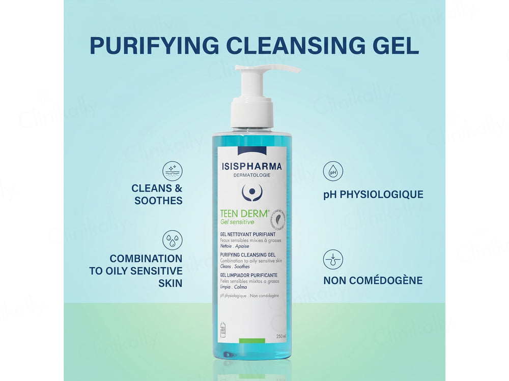 Isispharma Teen Derm Sensitive Purifying Cleansing Gel