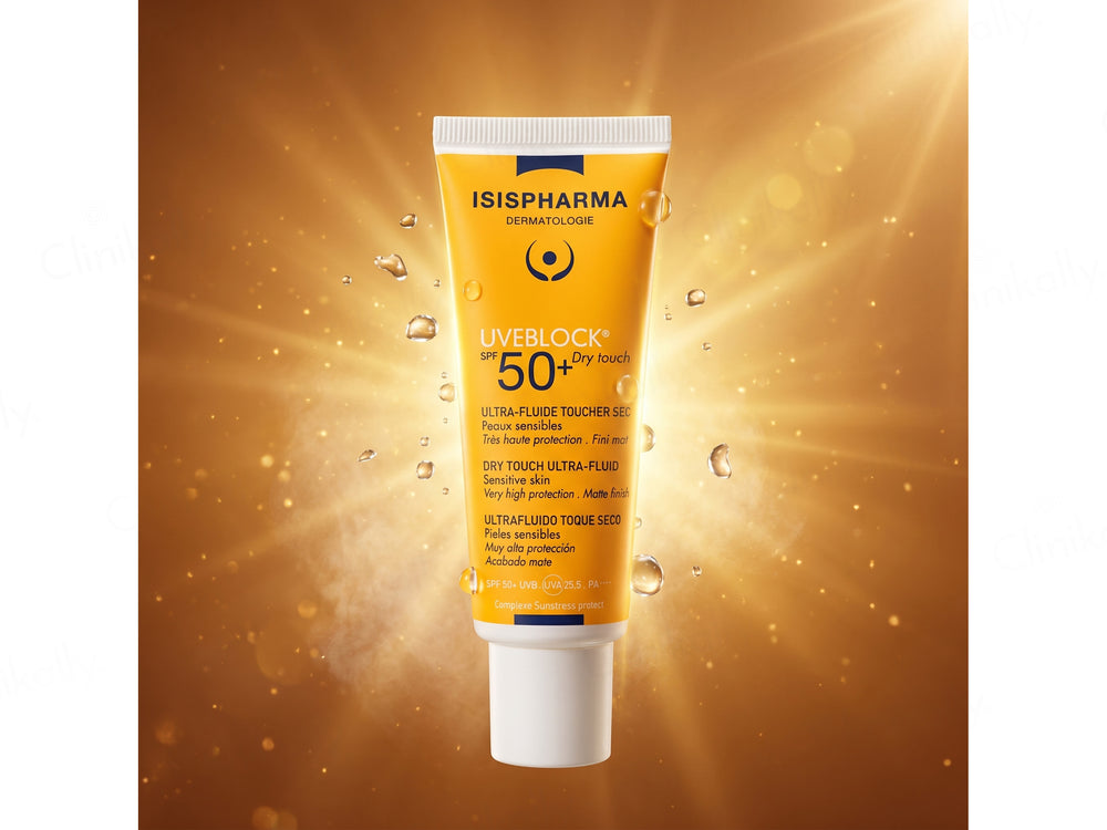 Isispharma UVE Block Dry Touch Ultra-Fluid Sunscreen SPF 50+ PA++++