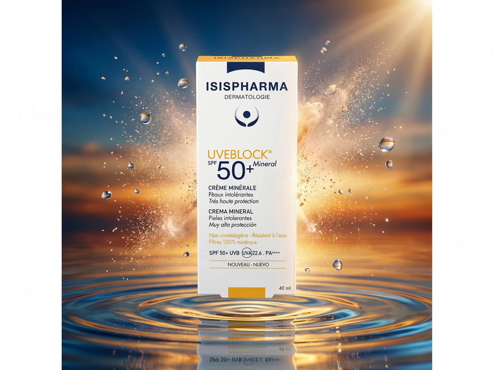 Isispharma UVE Block Mineral Cream Sunscreen SPF 50+ PA++++