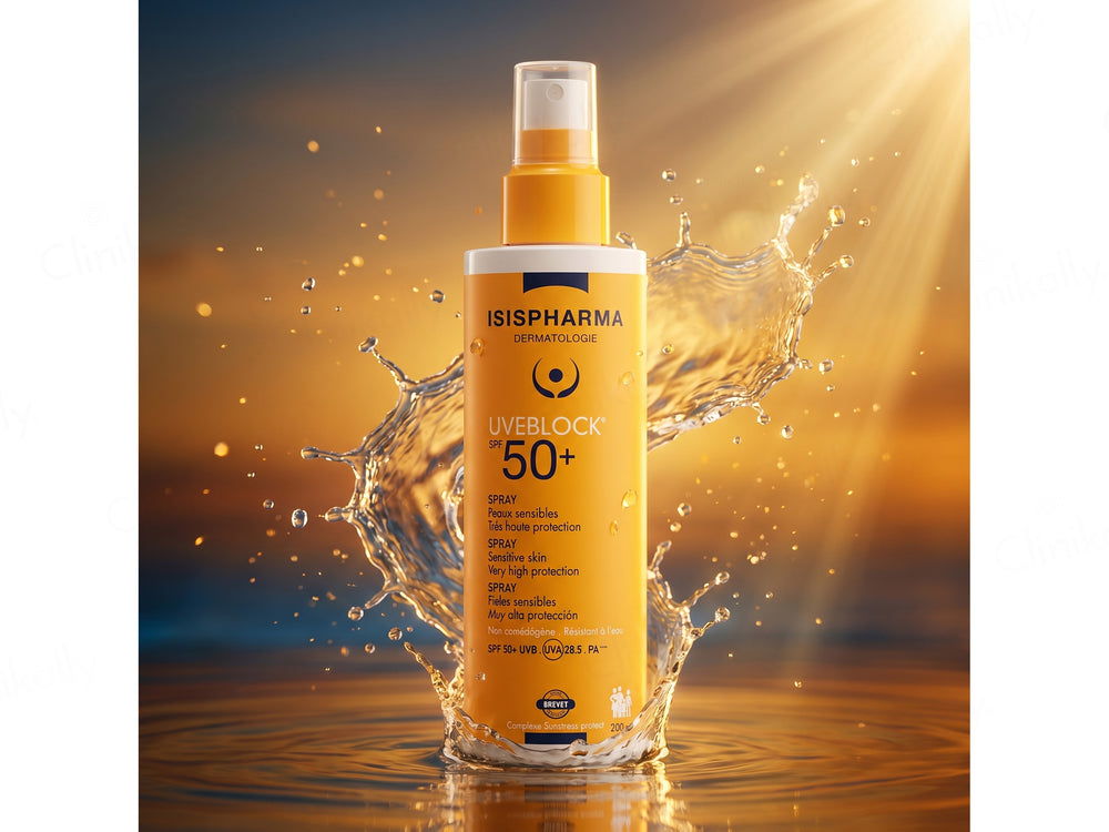 Isispharma UVE Block Spray Sunscreen SPF 50+ PA++++