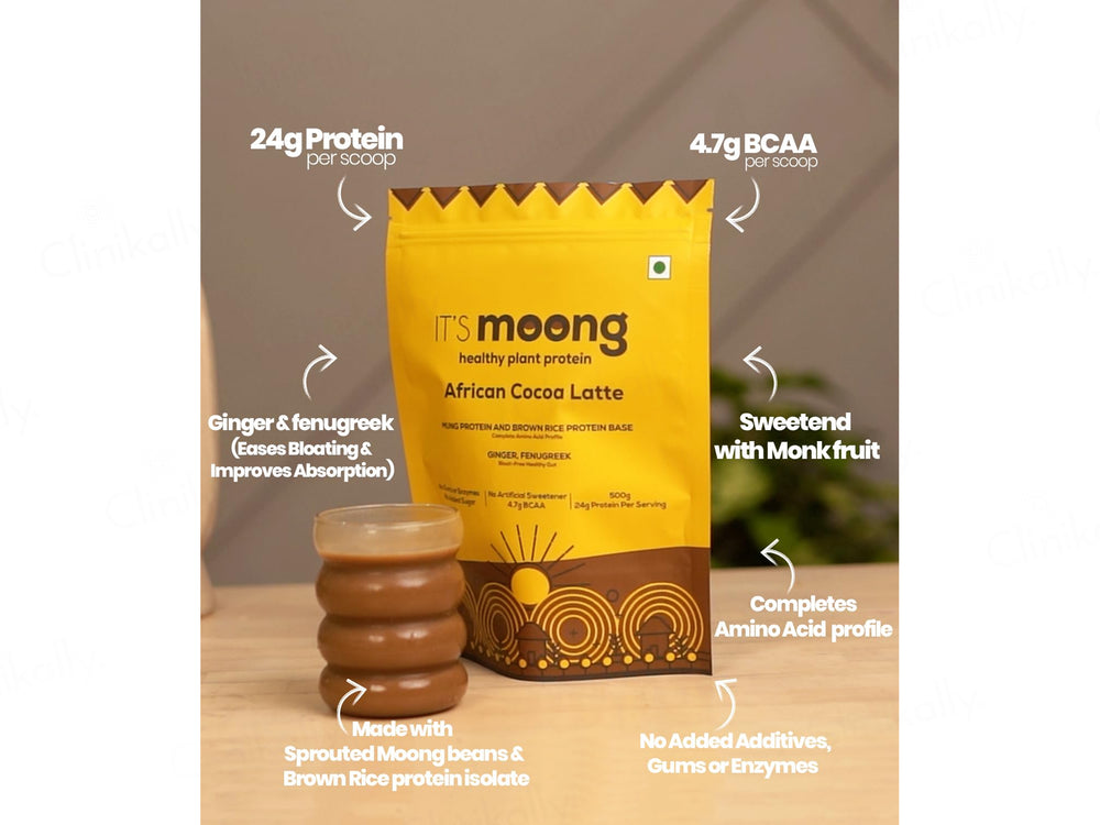 It's Moong Moong Bean & Brown Rice Plant Protein Supplement Powder