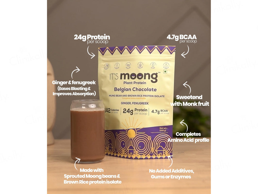 It's Moong Moong Bean & Brown Rice Plant Protein Supplement Powder