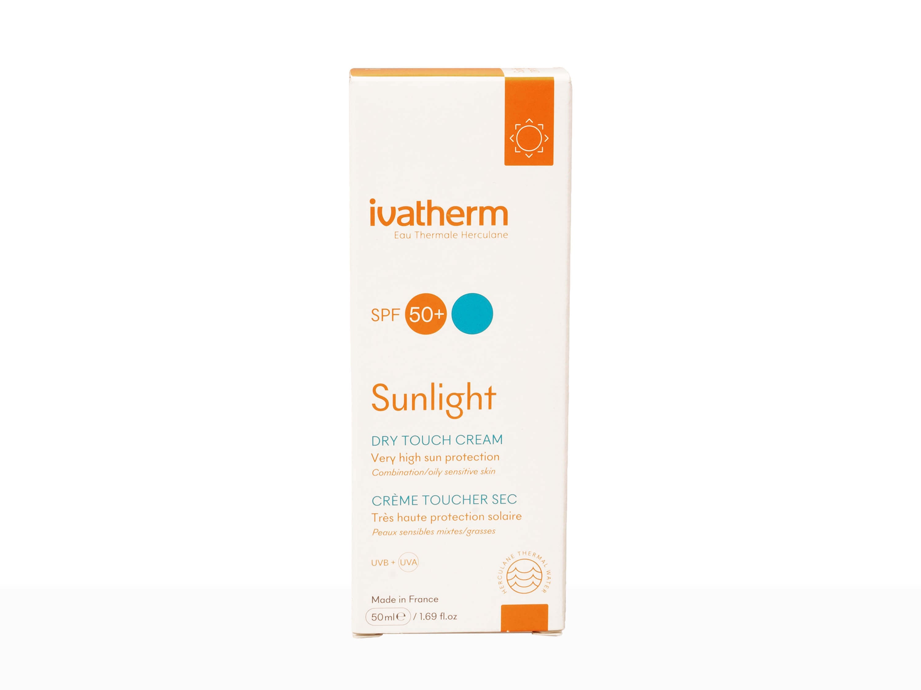 Ivatherm Sunlight SPF 50+ Dry Touch Cream - Clinikally