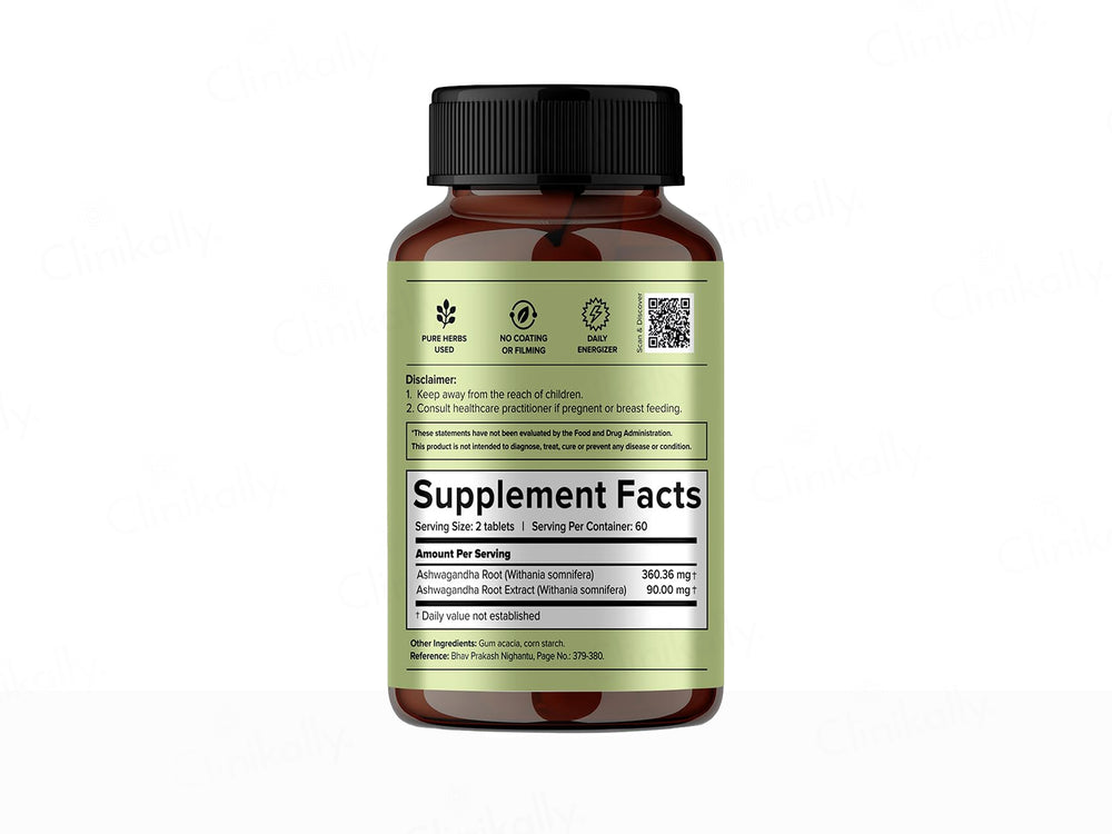 Jiva Ayurveda Ashwagandha Naturally Revitalises Tablet