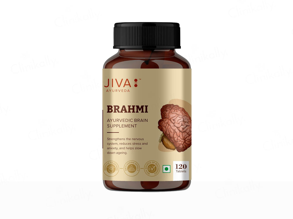 Jiva Ayurveda Brahmi Brain Supplement Tablet