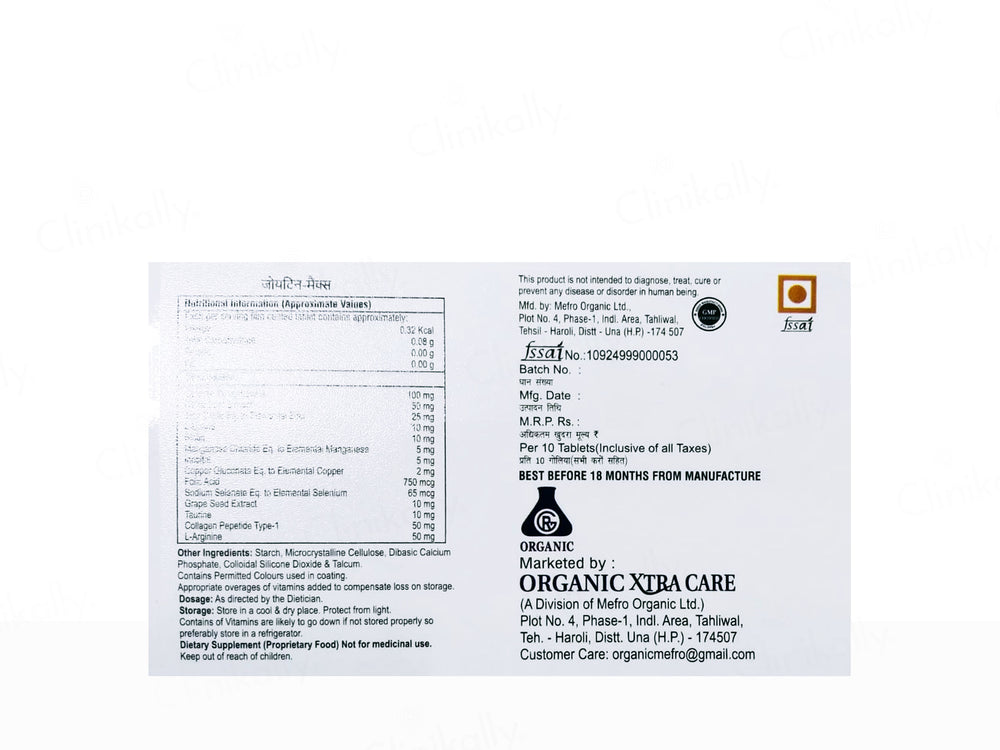 Joytin-Max Hair Supplement Tablet