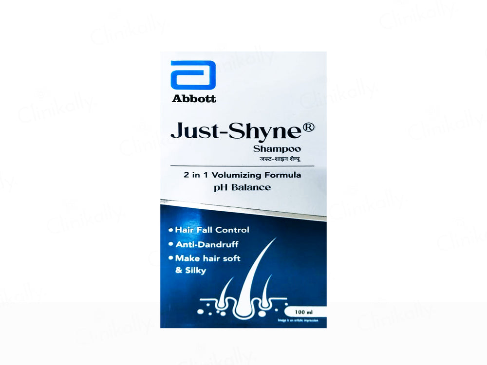 Just-Shyne 2-In-1 Volumizing Formula Hair Fall Control Shampoo