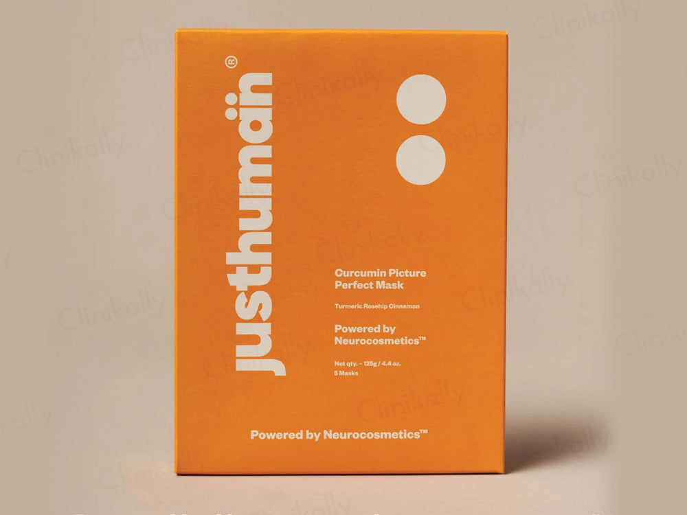 Justhuman Curcumin Picture Perfect Mask