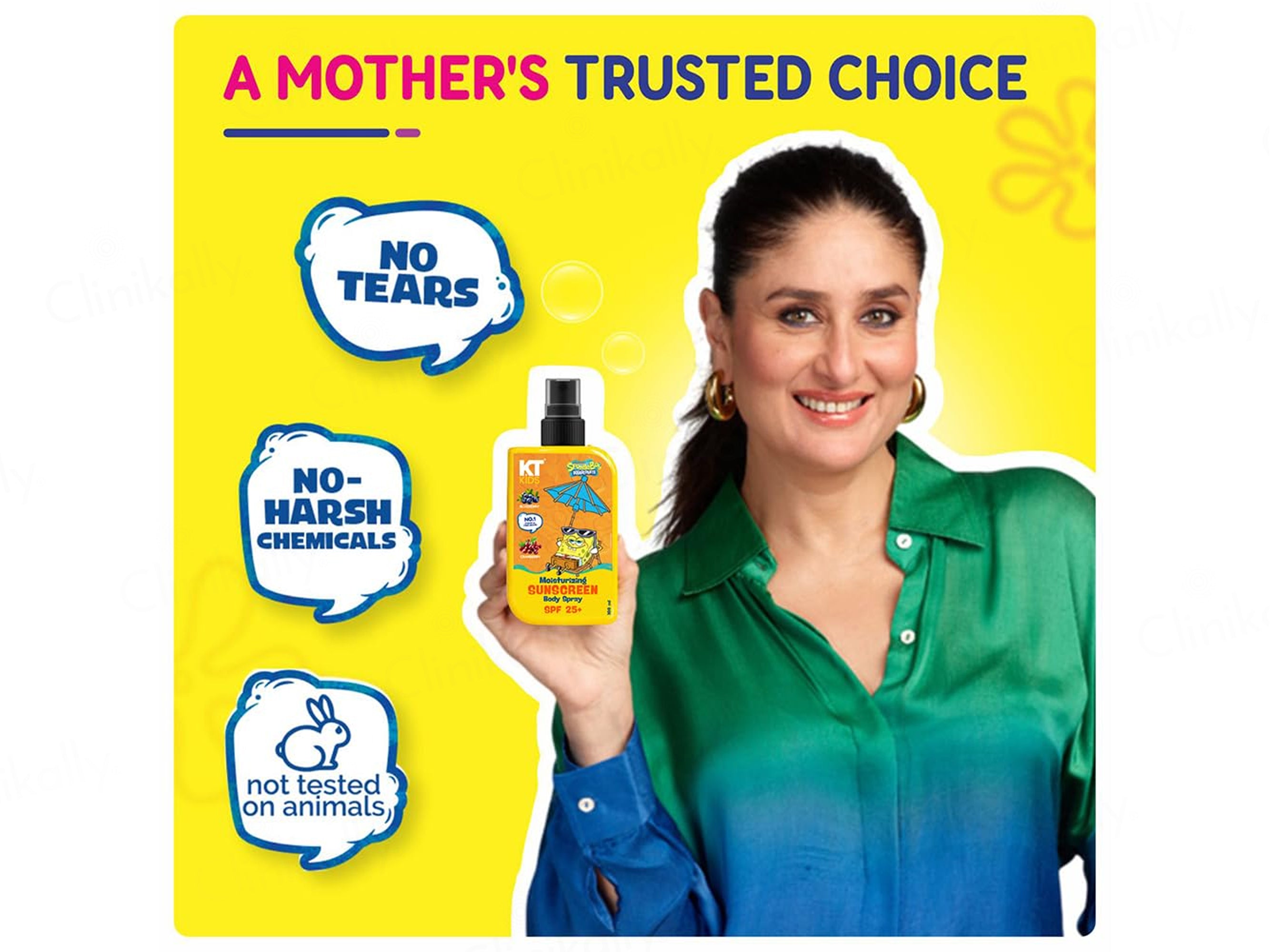 KT Kids Moisturizing Sunscreen Body Spray SPF 25+
