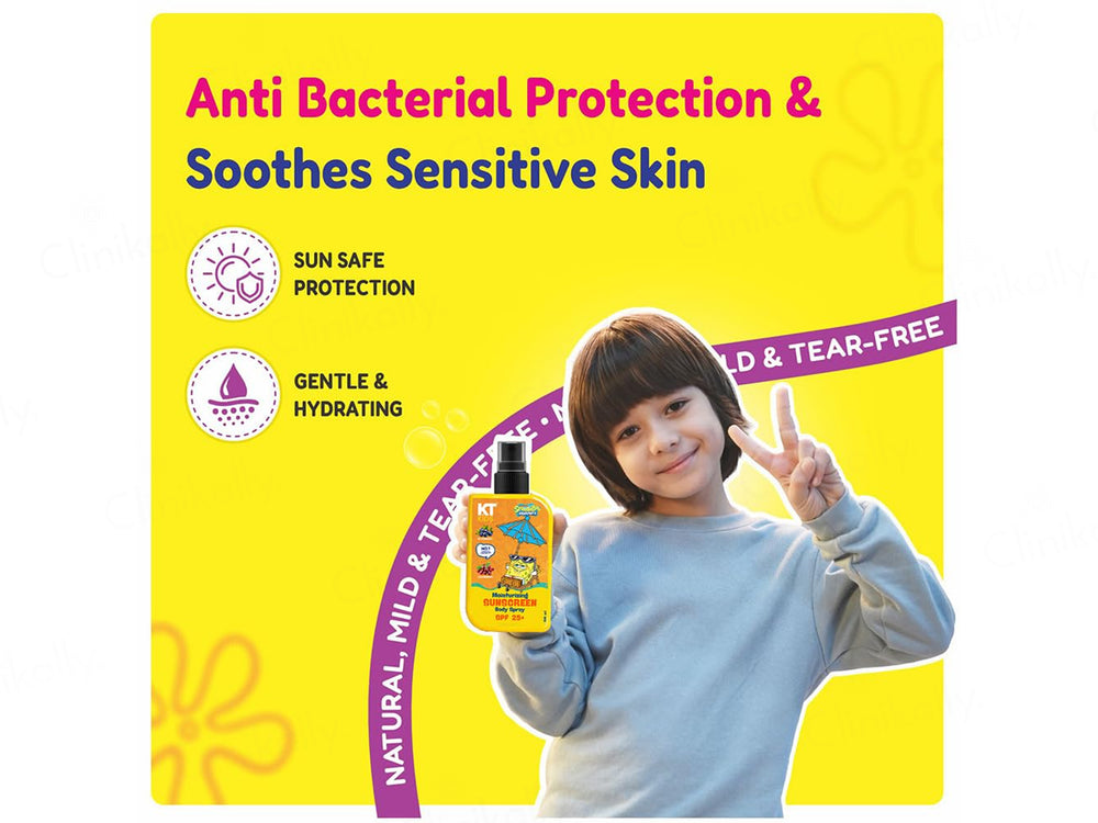 KT Kids Moisturizing Sunscreen Body Spray SPF 25+