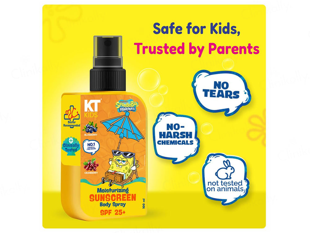 KT Kids Moisturizing Sunscreen Body Spray SPF 25+