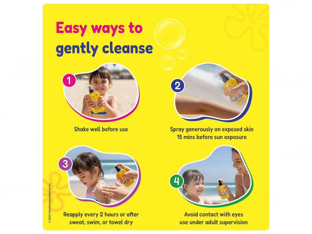 KT Kids Moisturizing Sunscreen Body Spray SPF 25+