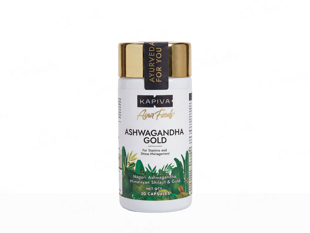 Kapiva Ashwagandha Gold Capsule For Stamina & Stress Management