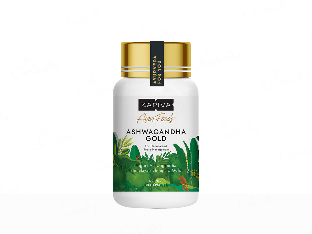 Kapiva Ashwagandha Gold Capsule For Stamina & Stress Management