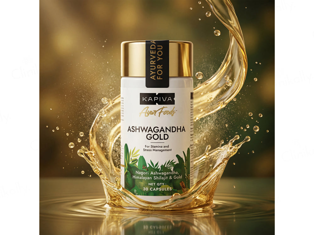 Kapiva Ashwagandha Gold Capsule For Stamina & Stress Management