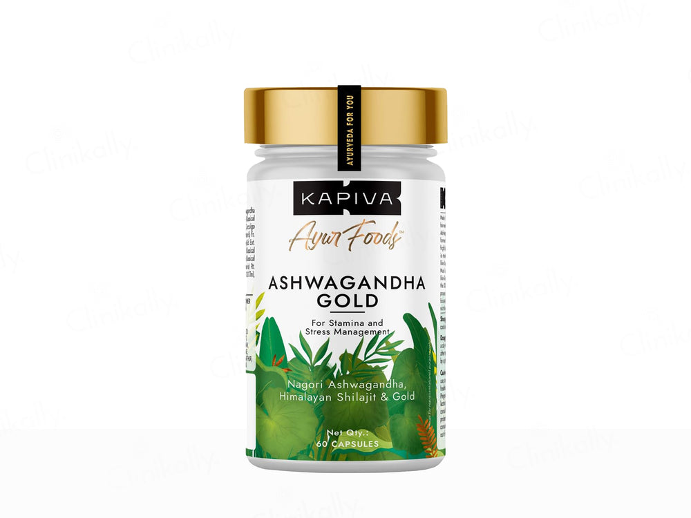 Kapiva Ashwagandha Gold Capsule For Stamina & Stress Management