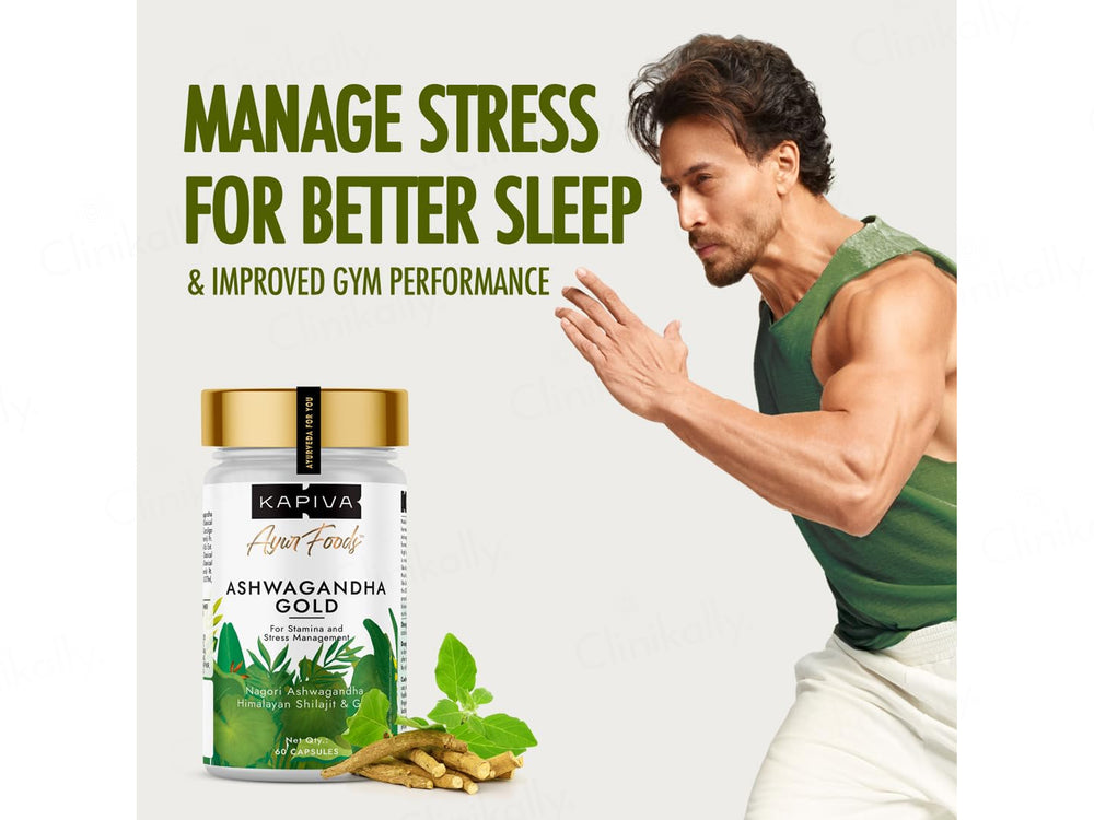 Kapiva Ashwagandha Gold Capsule For Stamina & Stress Management