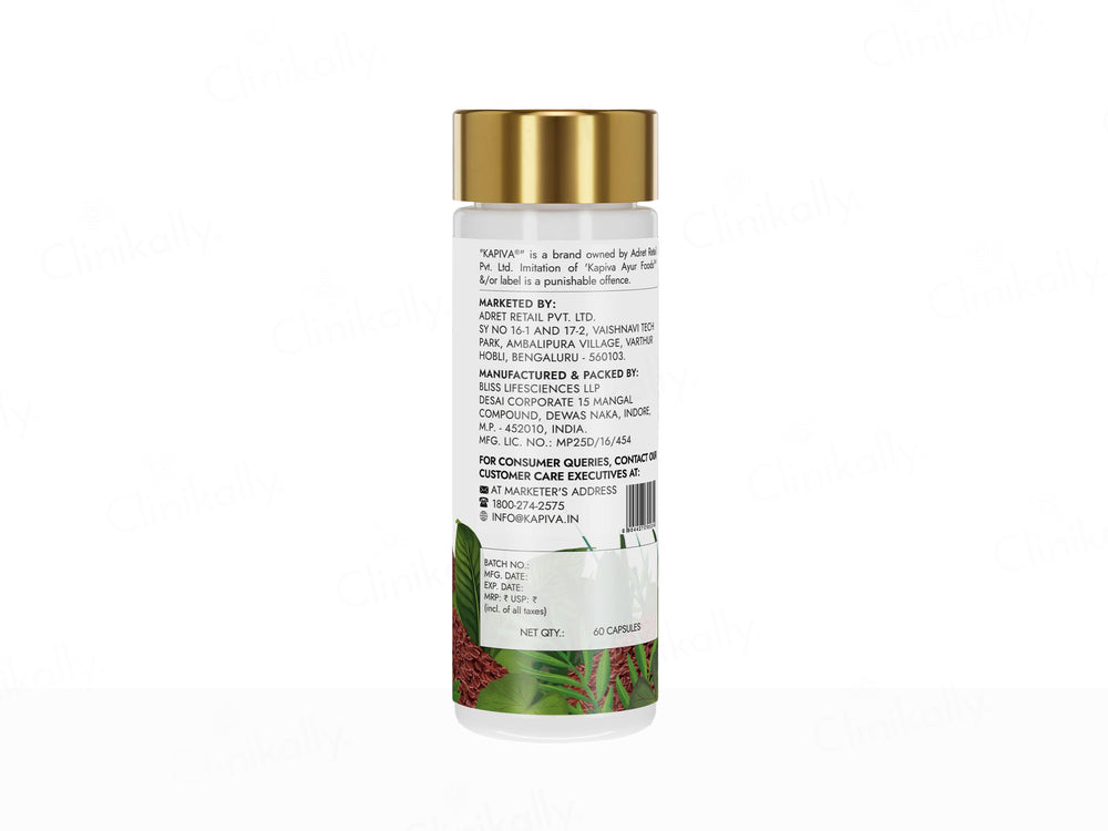 Kapiva Flaxseed Omega 3 Capsule For Heart & Memory Health