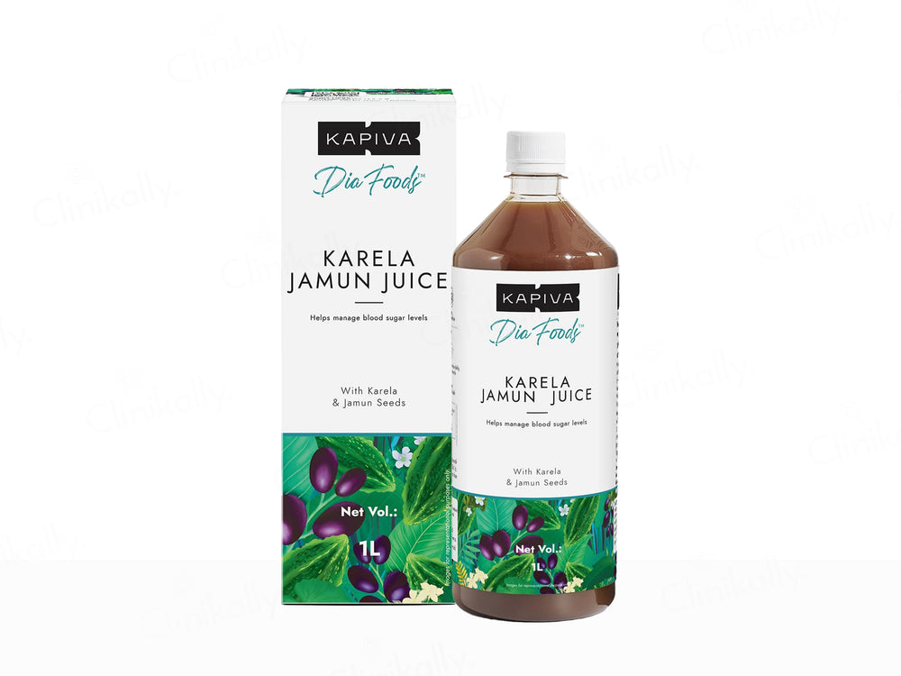 Kapiva Karela Jamun Juice For Blood Sugar Levels Management