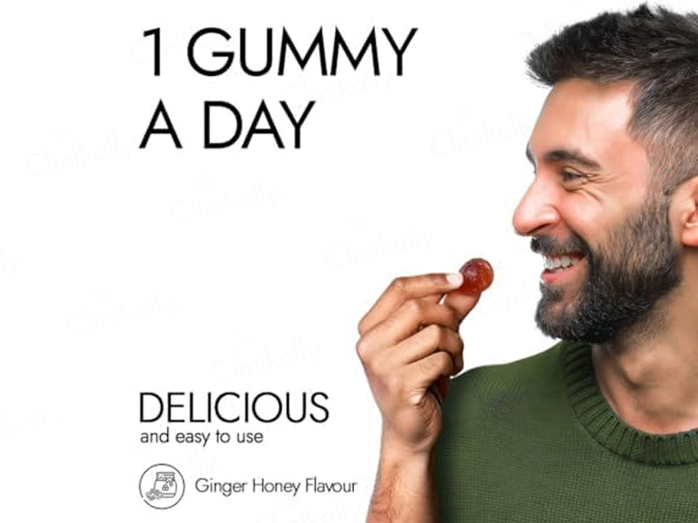 Kapiva Shilajit Energy Gummies - Ginger Honey