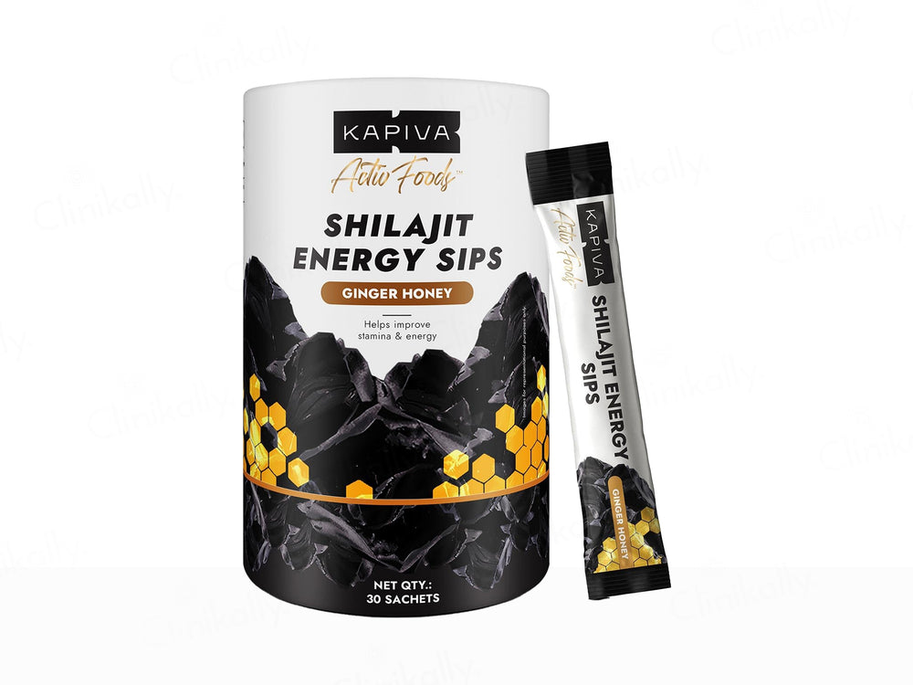 Kapiva Shilajit Energy Sips - Ginger Honey