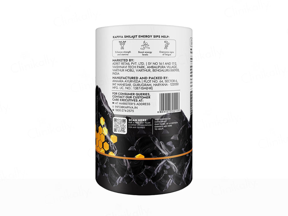 Kapiva Shilajit Energy Sips - Ginger Honey
