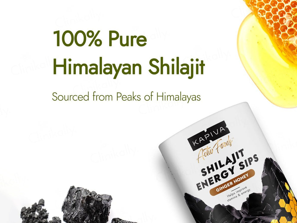 Kapiva Shilajit Energy Sips - Ginger Honey