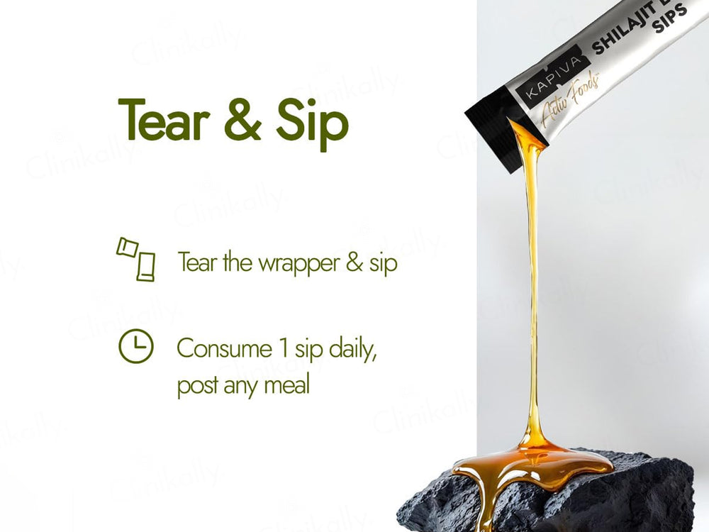 Kapiva Shilajit Energy Sips - Ginger Honey