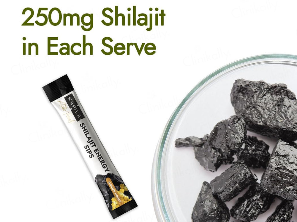 Kapiva Shilajit Energy Sips - Ginger Honey