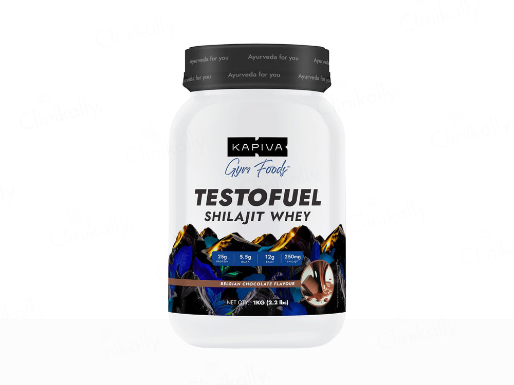 Kapiva Testofuel Shilajit Whey Protein Powder