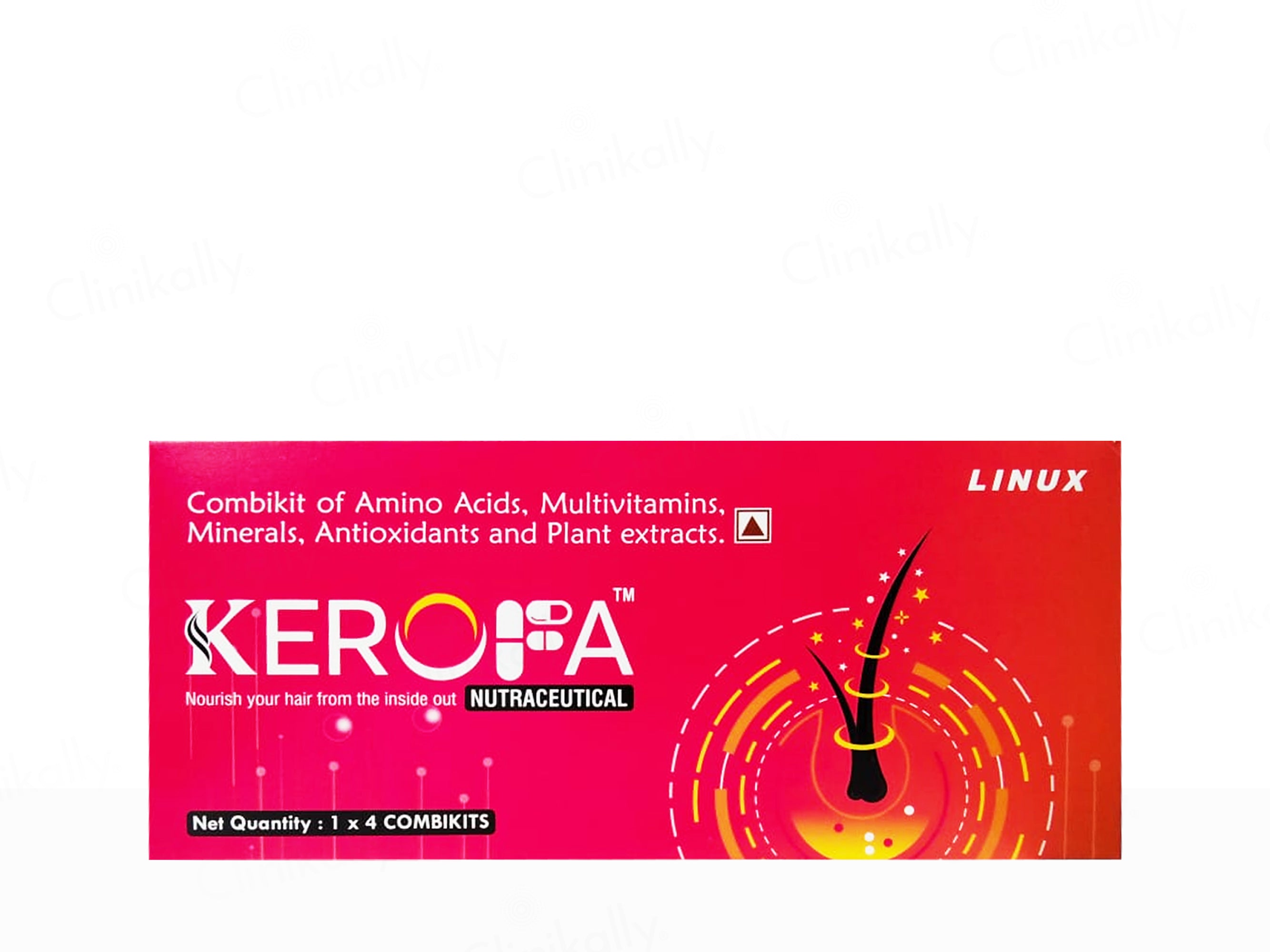 Kerofa Hair Growth Nutraceutical Supplement Combokit
