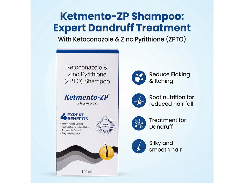 Ketmento-ZP Anti-Dandruff Shampoo