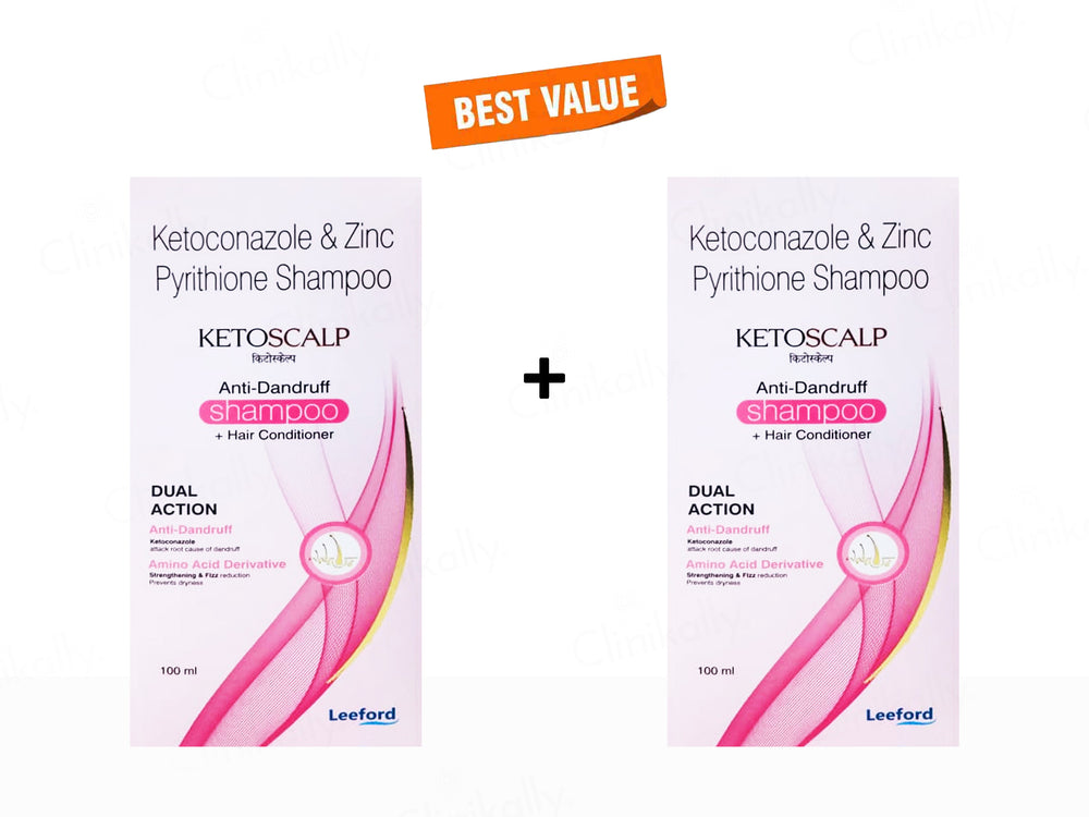 Ketoscalp Anti-Dandruff Shampoo + Hair Conditioner