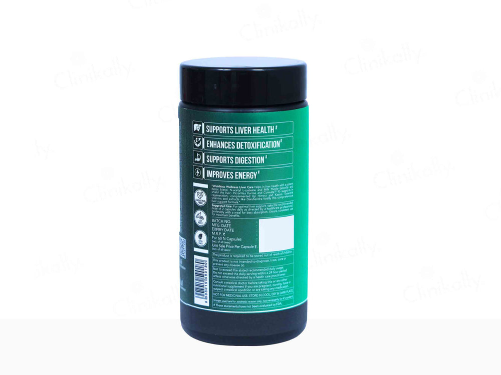 WishNew Wellness Liver Care Cleanse & Detoxify Capsule