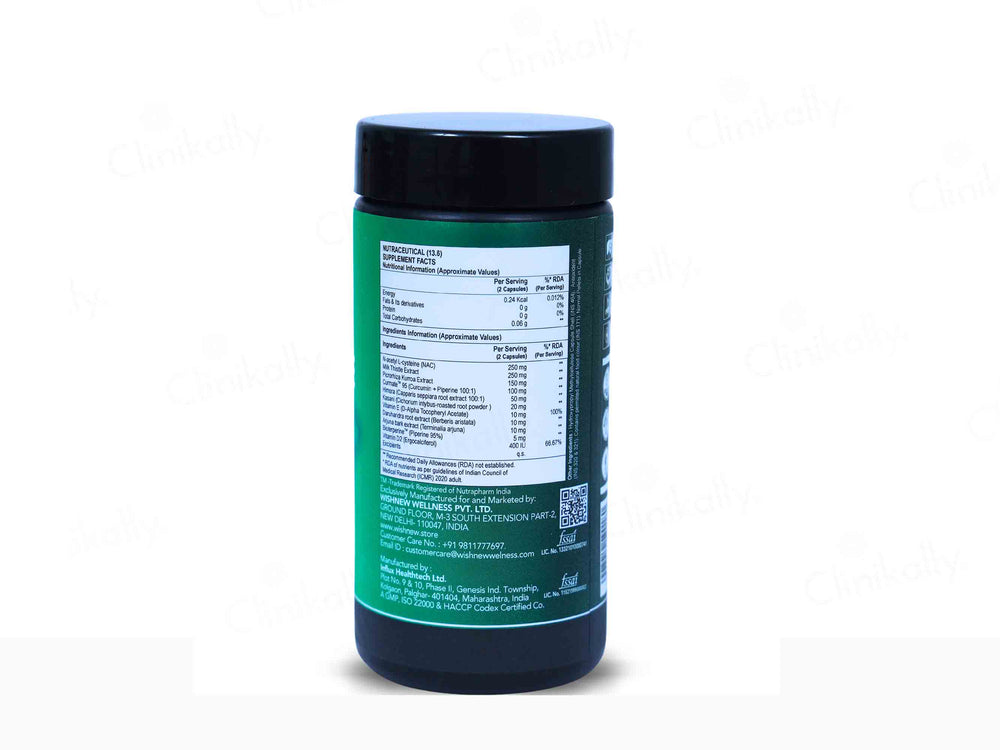 WishNew Wellness Liver Care Cleanse & Detoxify Capsule