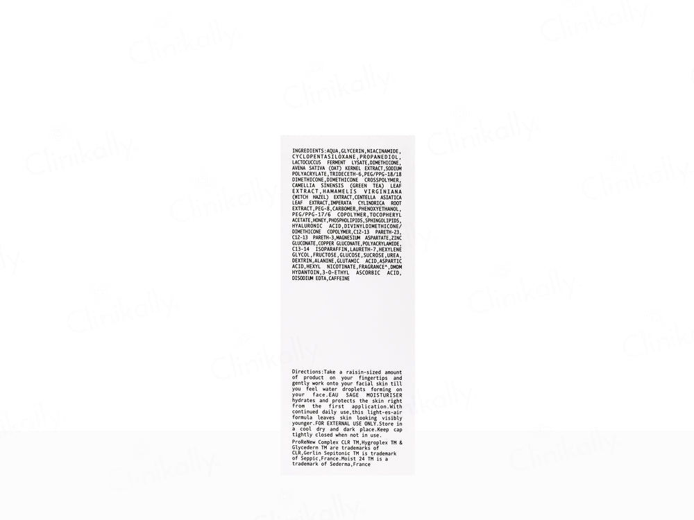 L'aberre Eau Sage Ultra Light Weight Aqueous Moisturiser